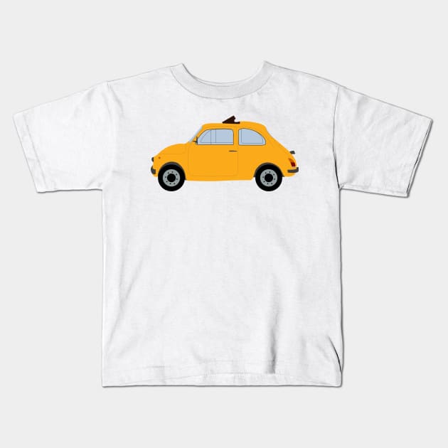 fiat 500 Kids T-Shirt by seem illustrations 